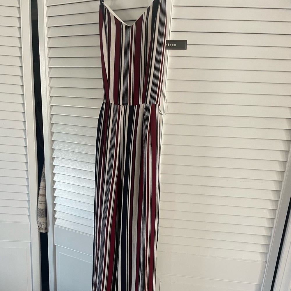 Red white and blue jumpsuit